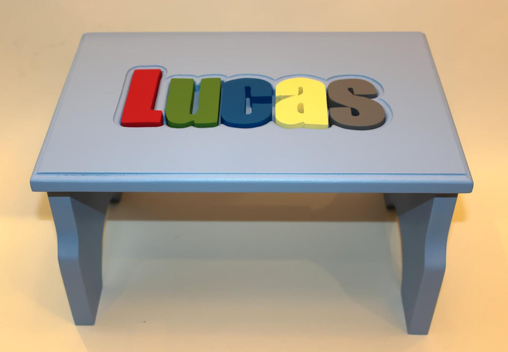 Personalized Puzzle Step Stool